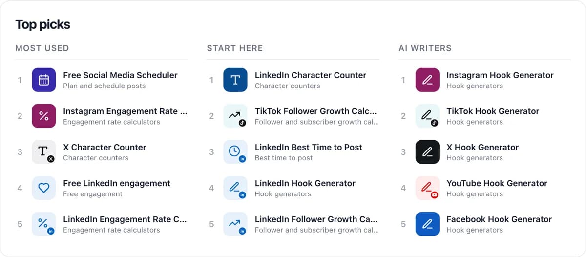 Free social media tools — Upvote.club interface
