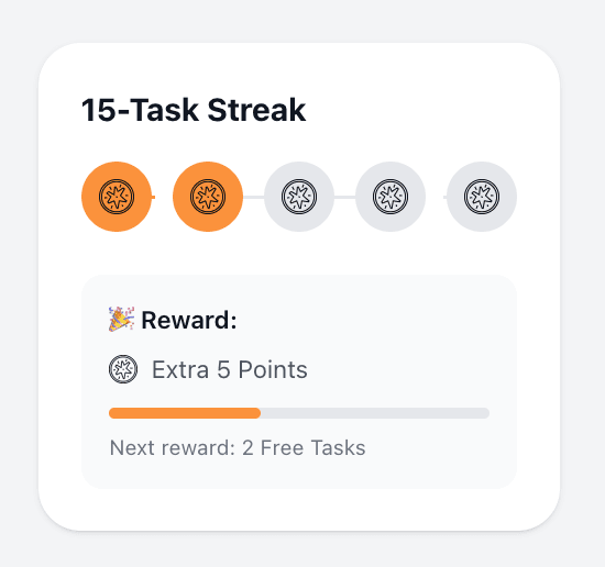 Streak Reward System