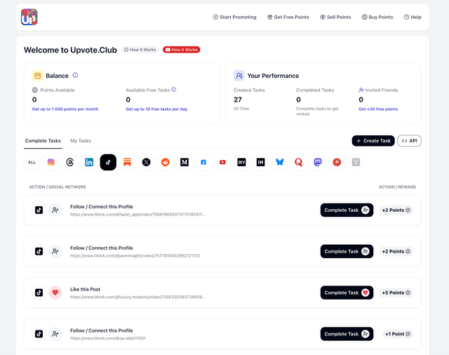 Create Your Upvote Club Account