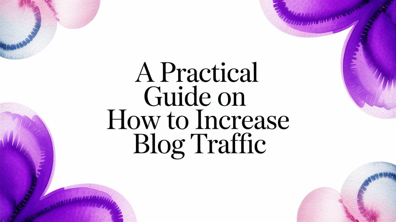 A Practical Guide on How to Increase Blog Traffic