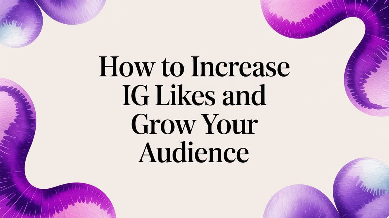 How to Increase IG Likes and Grow Your Audience