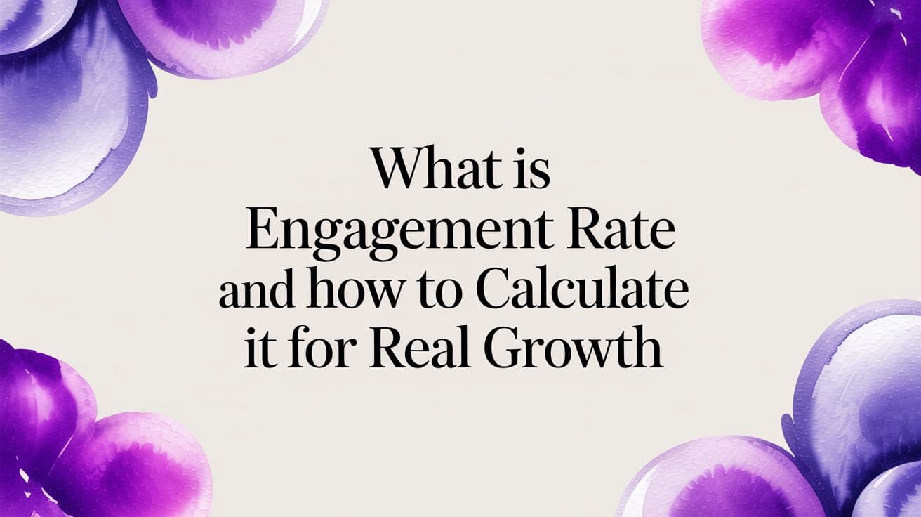 What Is Engagement Rate and How to Calculate It for Real Growth