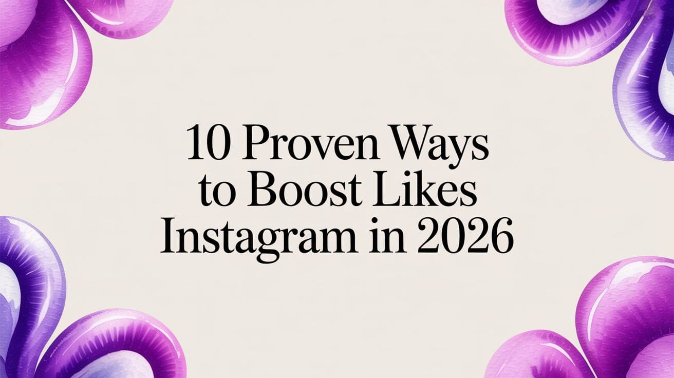 10 Proven Ways to Boost Likes Instagram in 2026