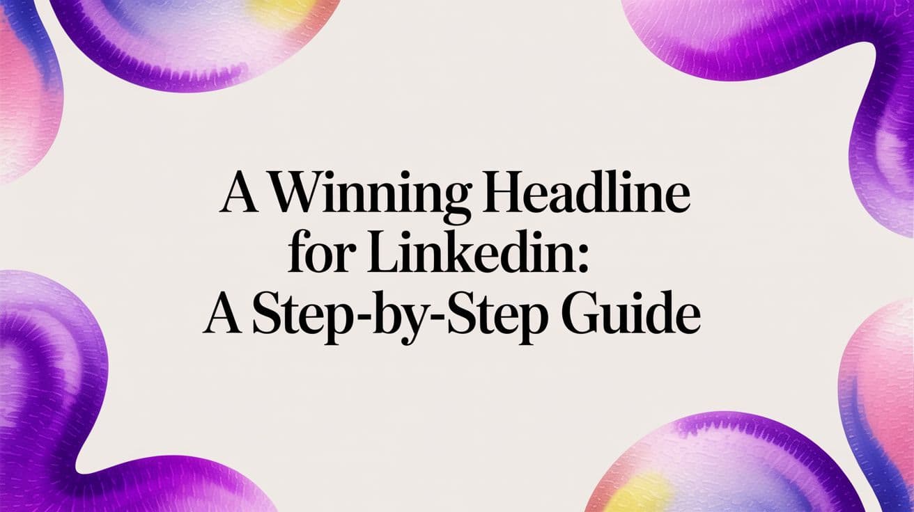 A Winning Headline for LinkedIn: A Step-by-Step Guide