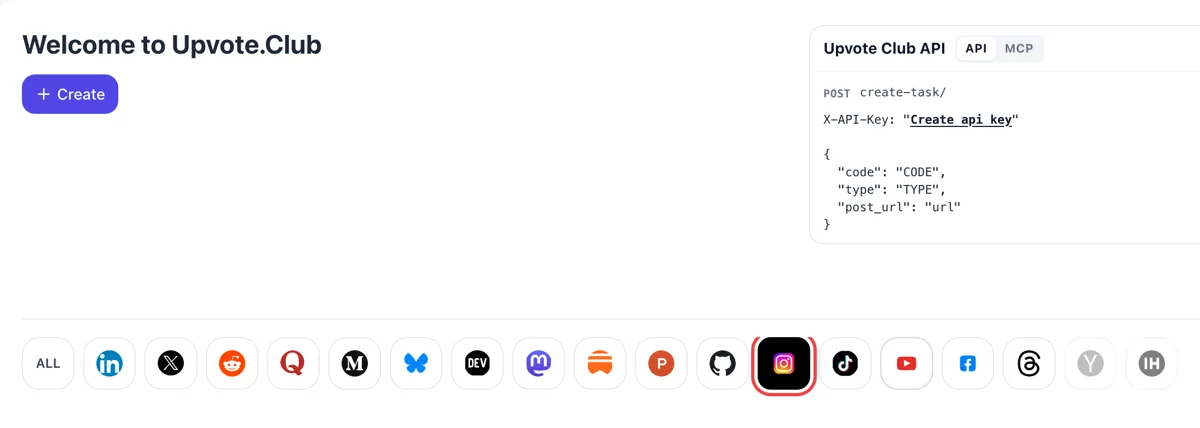 Sign in and pick Instagram Sign in and pick Instagram