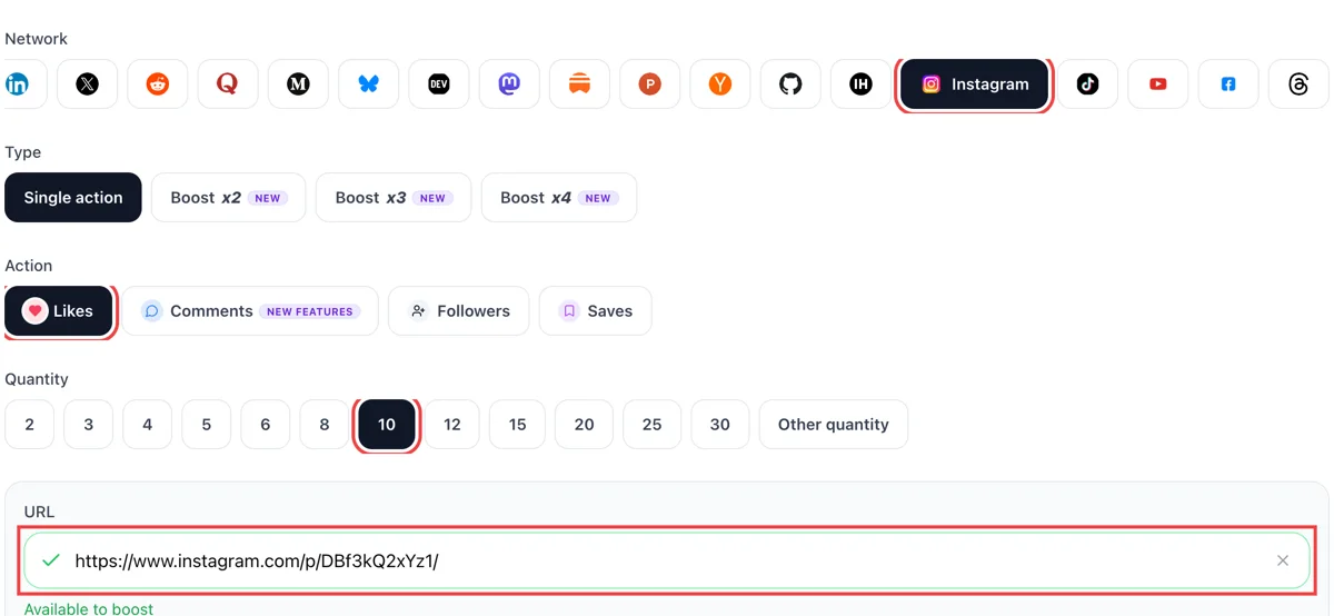 Paste your Instagram post link Paste your Instagram post link