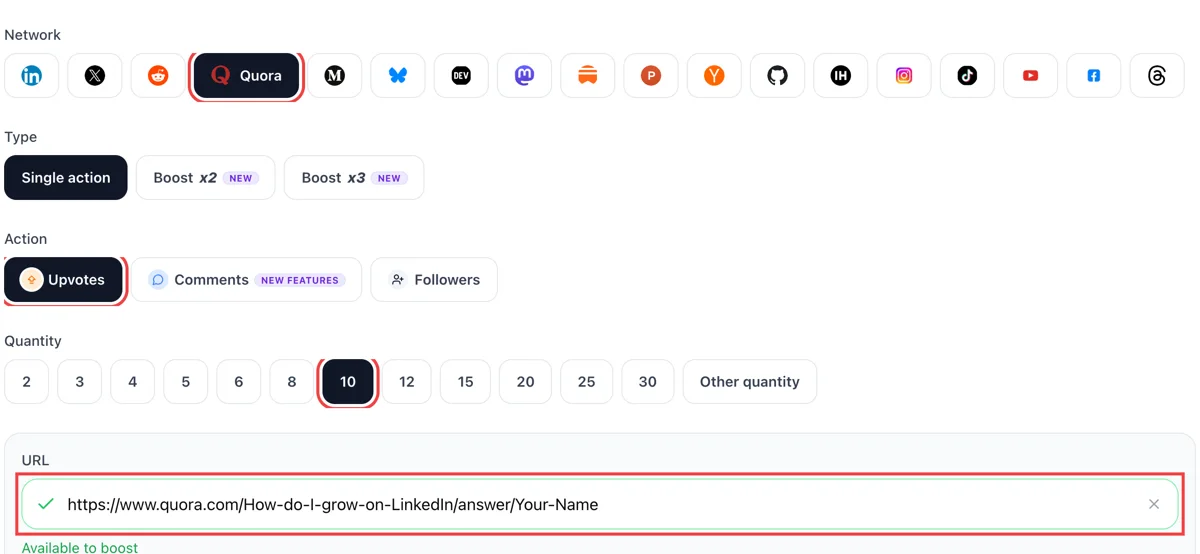 Paste your Quora answer link